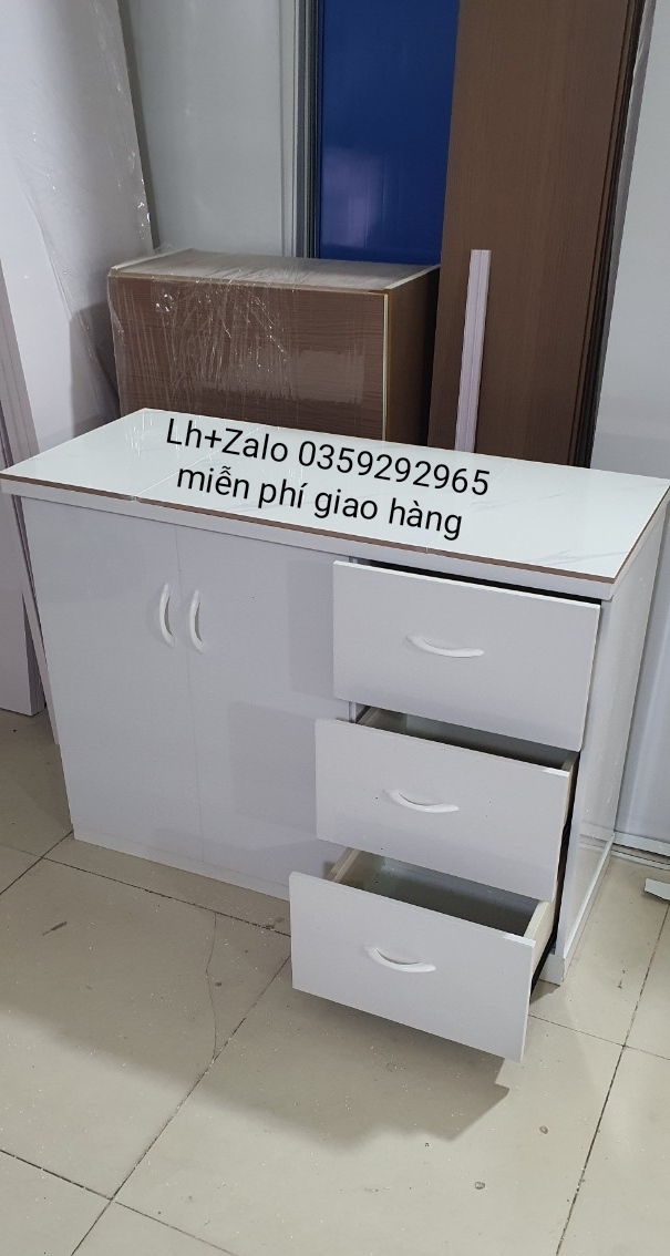 Tủ bếp mini nhựa đài Loan ốp mặt gạch