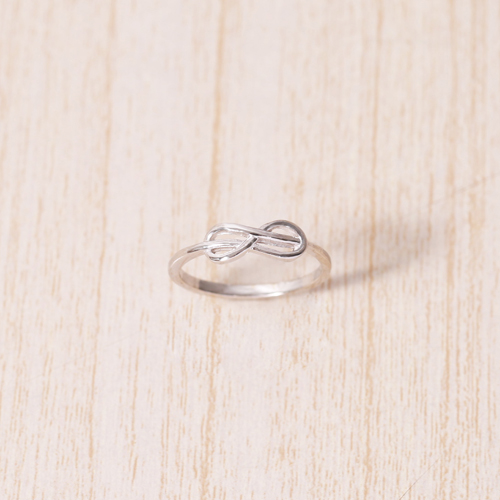 Nhẫn bạc vô cực 925 trơn Gix Jewel N10