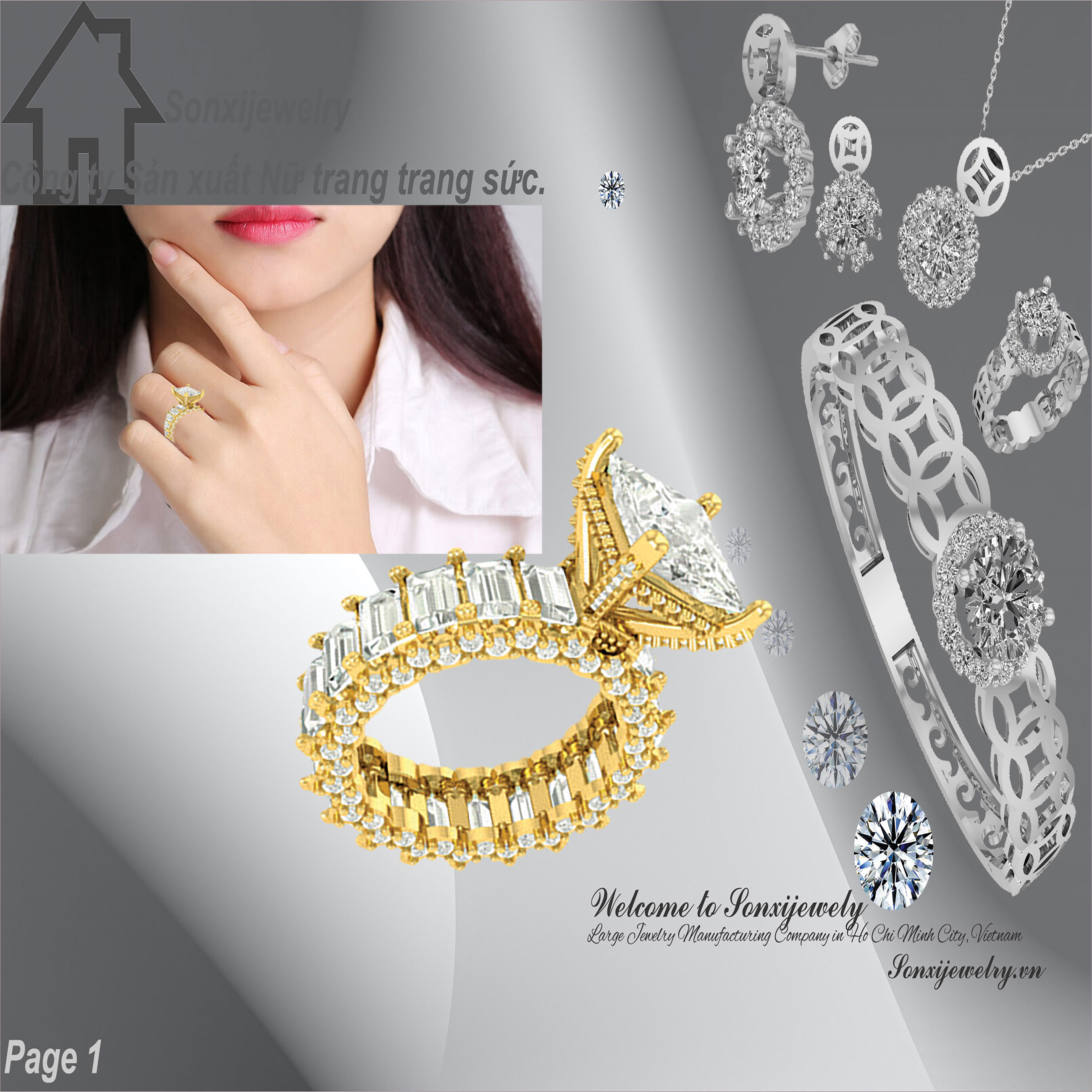 NHẪN NỮ THỜI TRANG MẪU ĐẸP 503