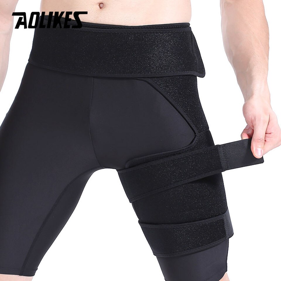 Đai bảo vệ đùi AOLIKES A-7958 giảm chấn thương chống căng cơ Sport protection