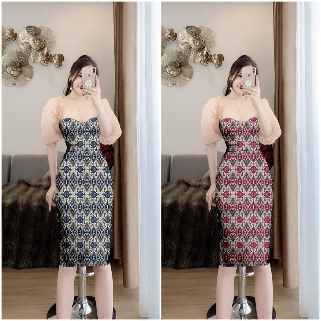 Đầm body hoạ tiết nhiều mẫu xịn xò