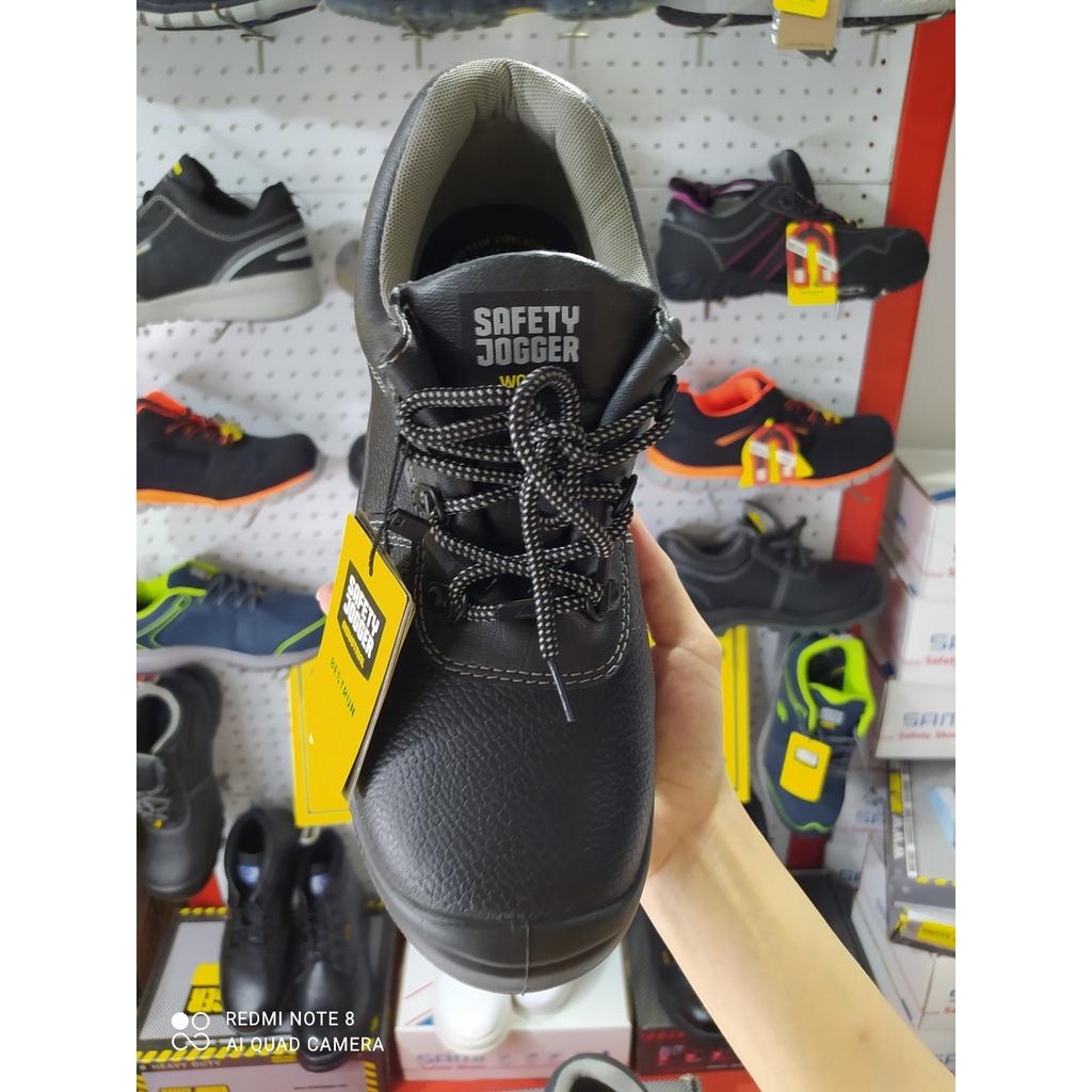 [Hàng Chính Hãng] Giày Bảo Hộ Safety Jogger Bestrun S3 Da Chất Lượng Cao, Chống Va Đập Mạnh, Chống Đâm Xuyên