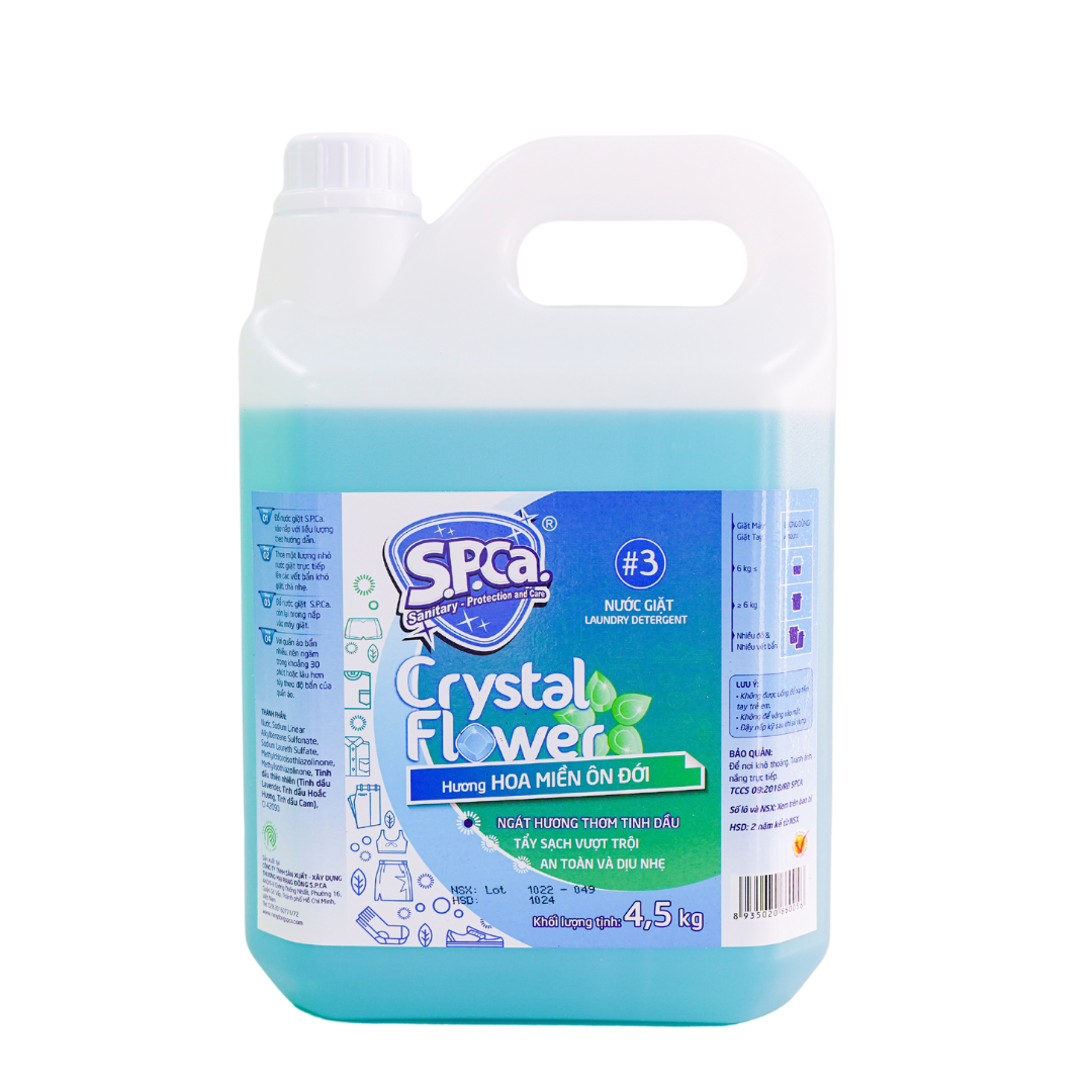 Nước giặt S.P.Ca 4.5kg - Hoa Miền Ôn Đới