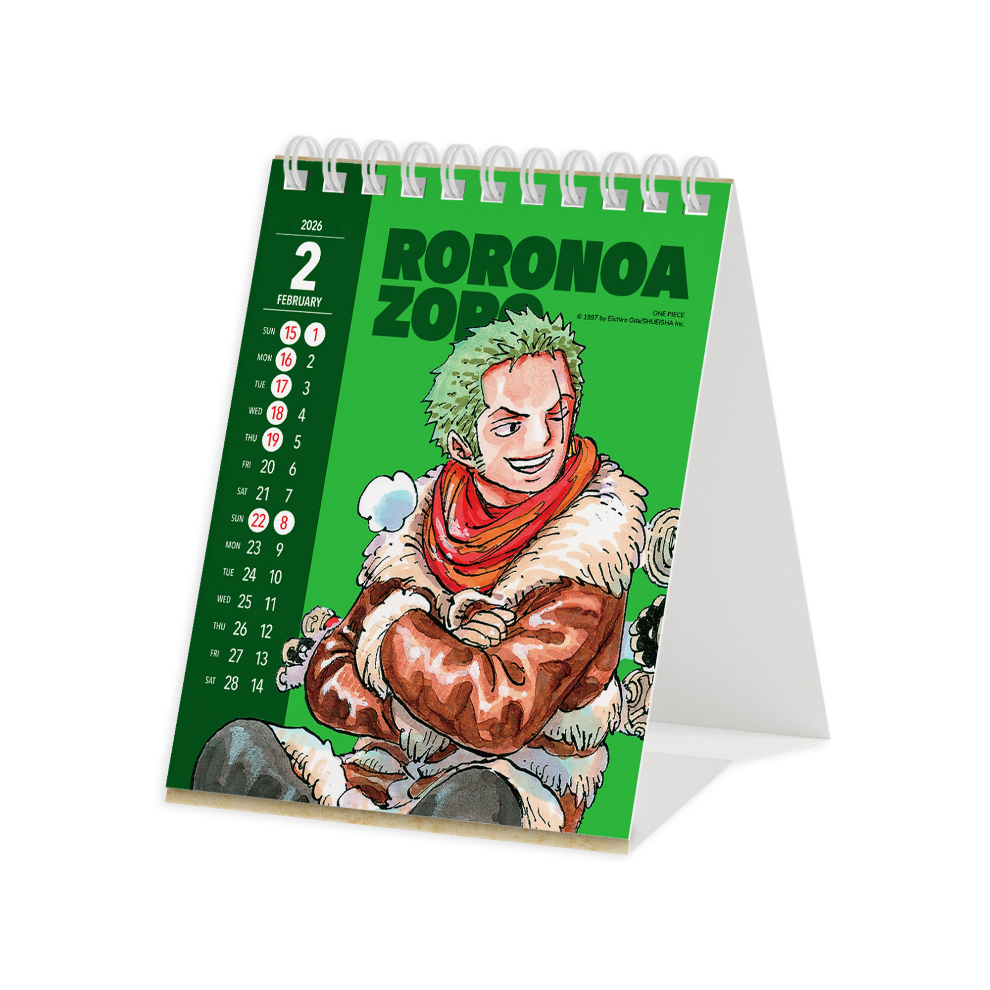 Lịch Để Bàn One Piece 2026