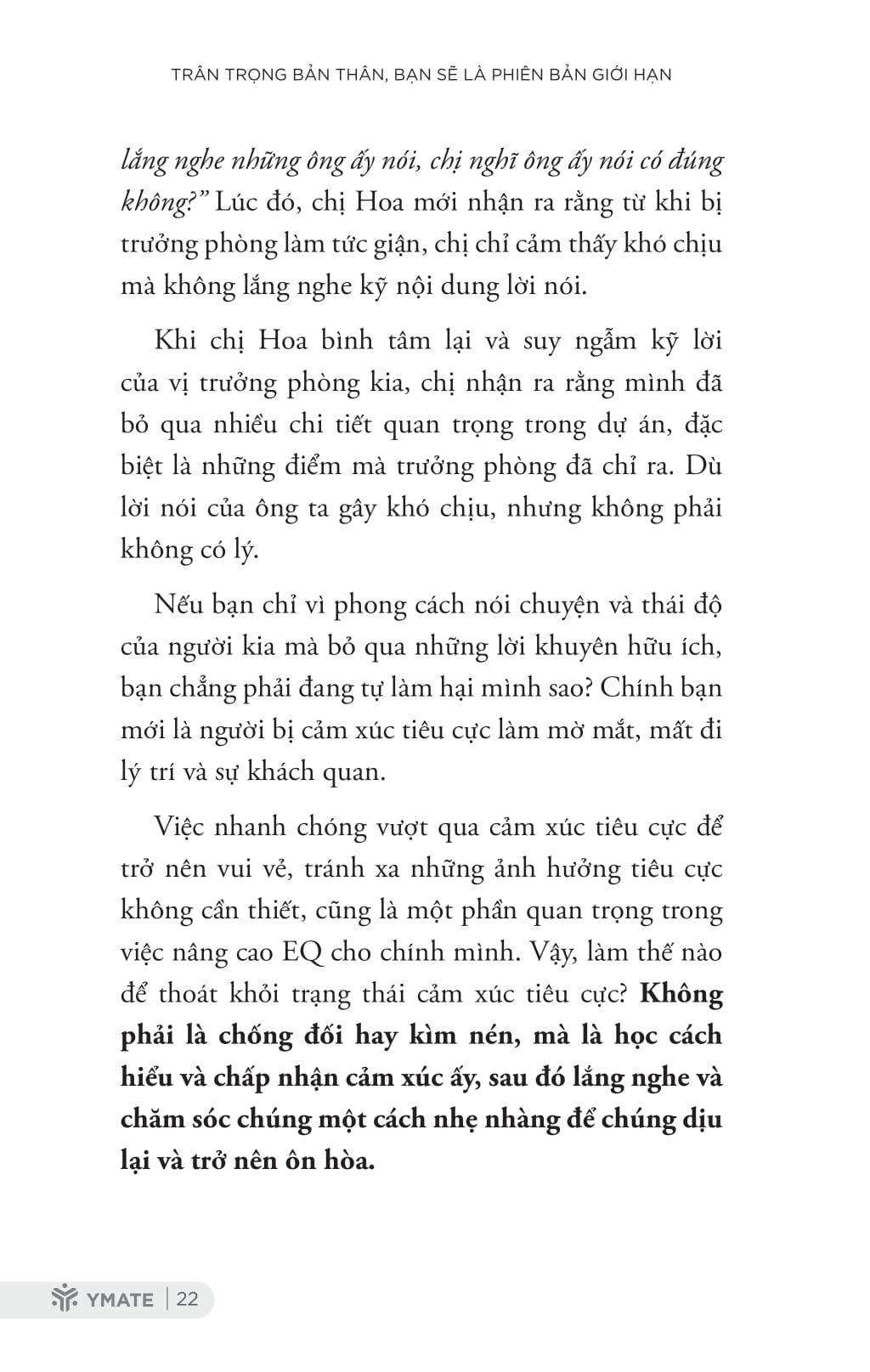 Trân Trọng Bản Thân Bạn Sẽ Là Phiên Bản Giới Hạn