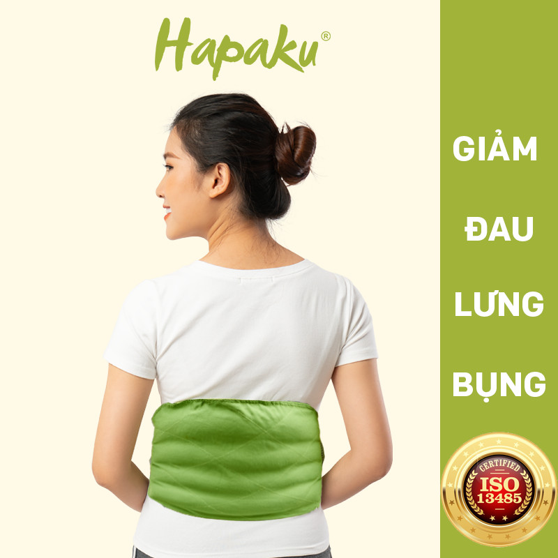 Túi chườm Lưng Hông - Gối chườm nóng thảo mộc dùng lò vi sóng làm nóng, giúp giảm đau lưng hông do thoái hóa, thoát vị đĩa đệm, căng cứng cơ, ngồi lâu ở một tư thế - Hapaku