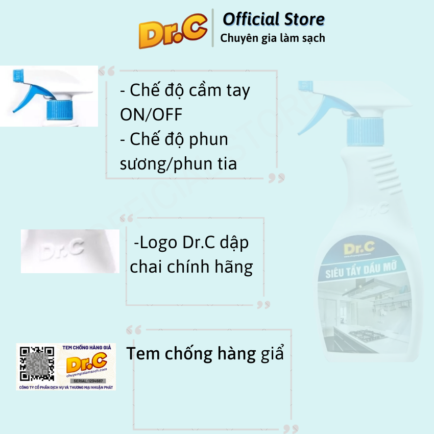 Combo Dr.C CHÍNH HÃNG siêu tiết kiệm