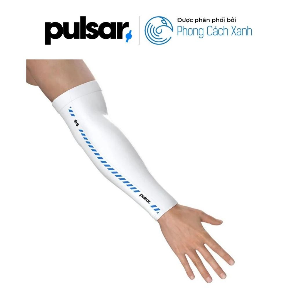 Bao tay chơi game Pulsar eS Arm Sleeve Palm Long - White - Hàng Chính Hãng