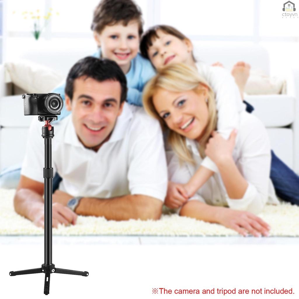 Thanh nối dài kèm ốc vít 1/4inch 33~60cm có thể điều chỉnh cho máy ảnh