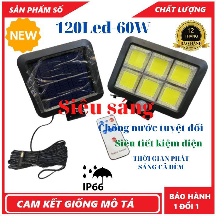 Đèn năng lượng mặt trời 120Led 60w Chống nước tuyệt đối