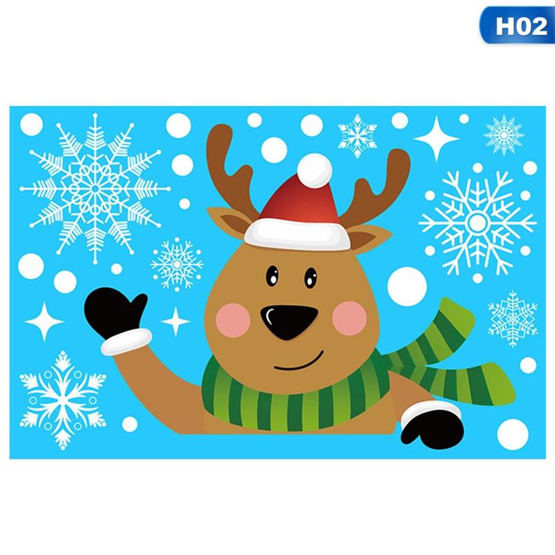 Tmdbyx Miếng Dán Cửa Sổ Trang Trí Giáng Sinh