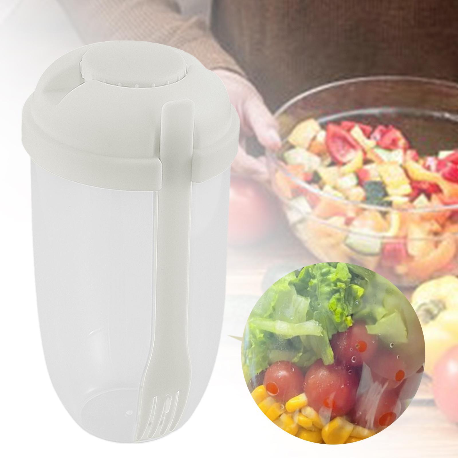 Salad Cup Food Lunch Case Water Bottle for Hiking Picnic Camping