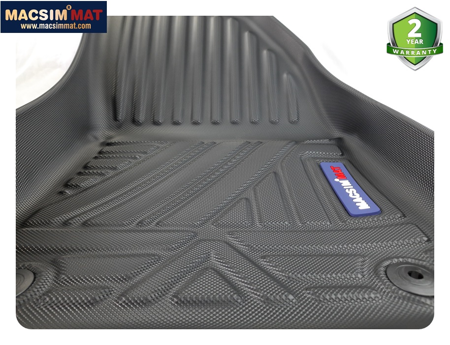 Thảm lót sàn xe ô tô Volvo XC40  2020  Nhãn hiệu Macsim chất liệu nhựa TPV cao cấp màu đen