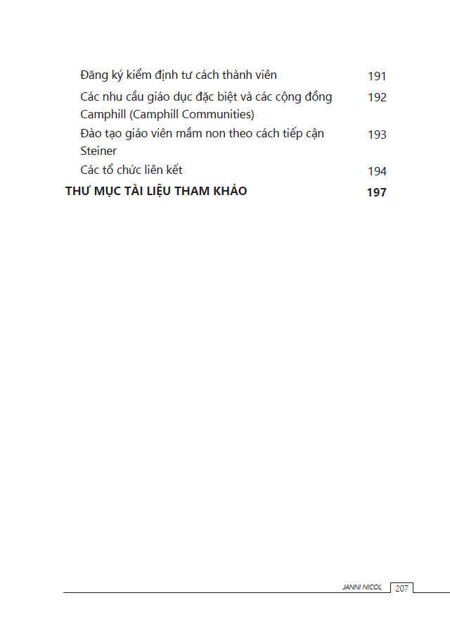 Sách Cẩm nang giáo dục mầm non theo cách tiếp cận Steiner Waldorf