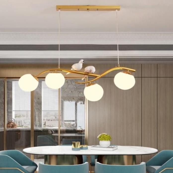 Đèn thả bàn ăn hiện đại MOVA trang trí không gian nội thất nổi bật, đẹp mắt - Tặng kèm bóng đèn đầy đủ