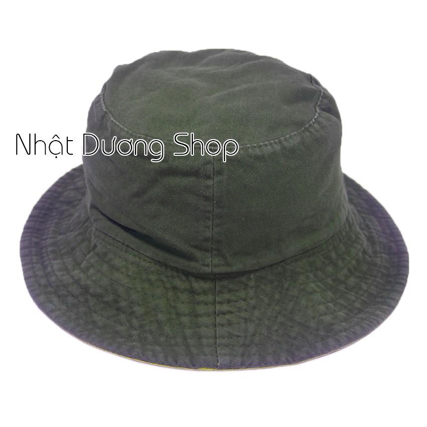 Nón tai bèo vành nhỏ fashion loại xịn đội được 2 mặt - Rêu đậm & nâu chất liệu xịn mang phong cách trẻ trung