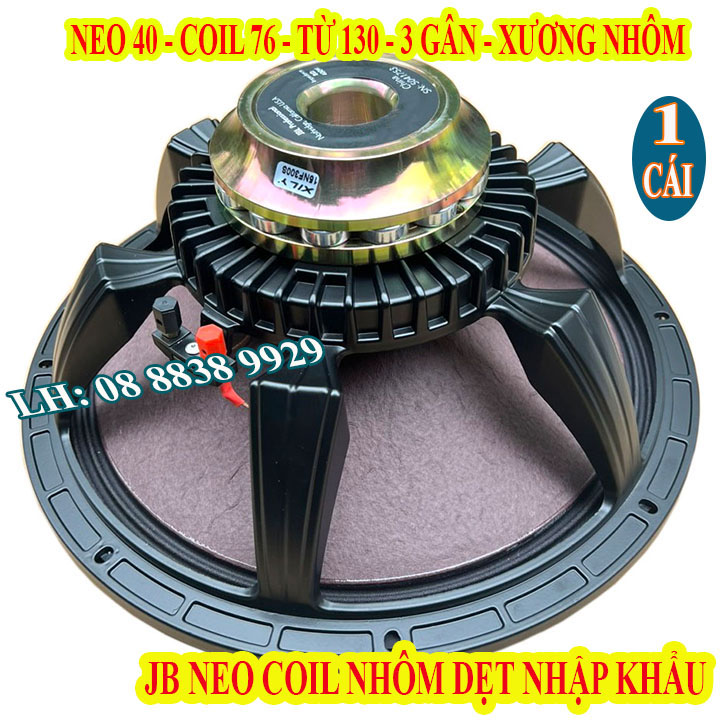 CỦ LOA BASS 40 NEO BI SỊN MÀNG HỒNG TỪ 130 COIL 76 NHÔM DẸT HÀNG NHẬP KHẨU - GIÁ 1 CHIẾC