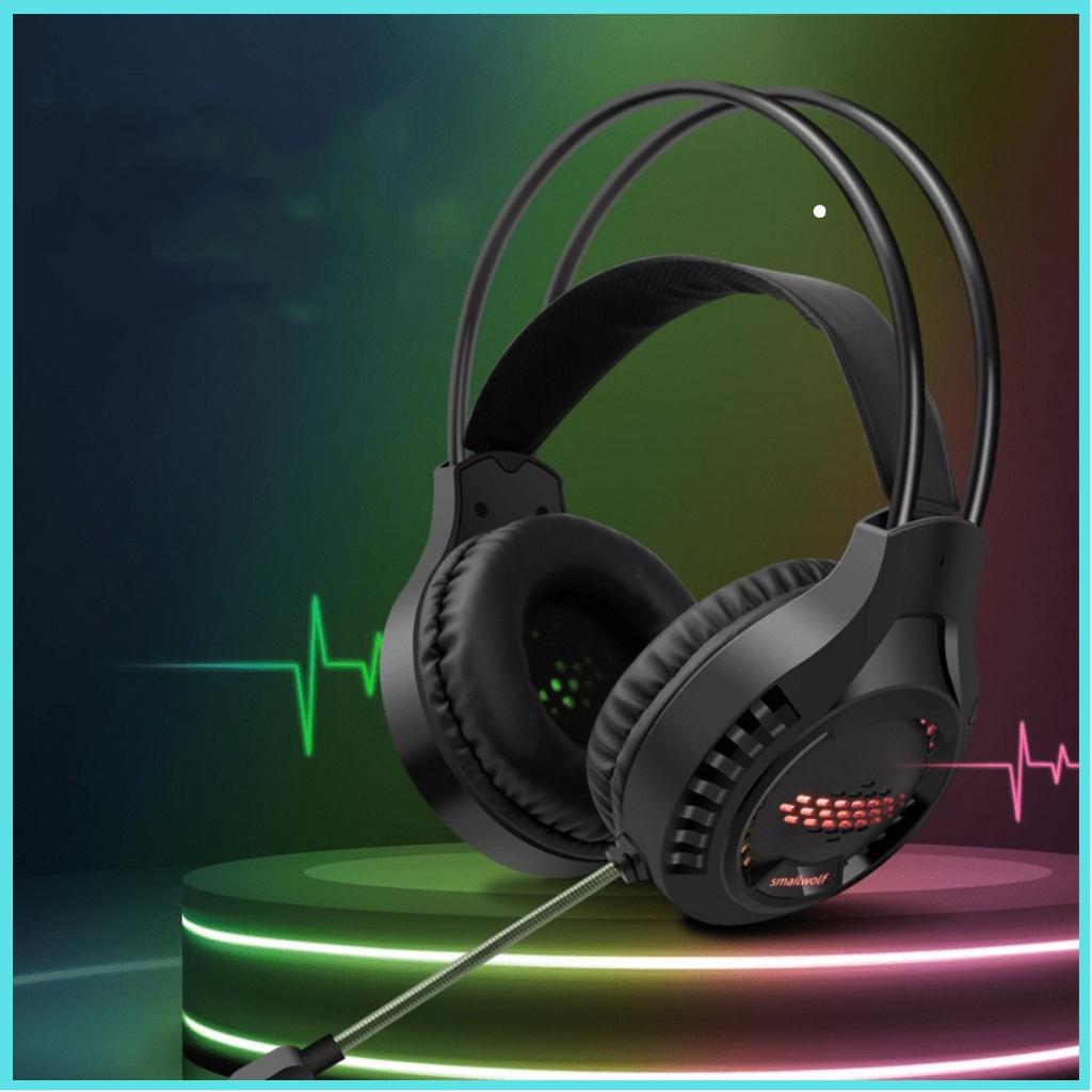 Tai nghe chụp tai AK3 chuyên game dành cho game thủ có mic chuyên nghiệp kèm đèn led 7 màu