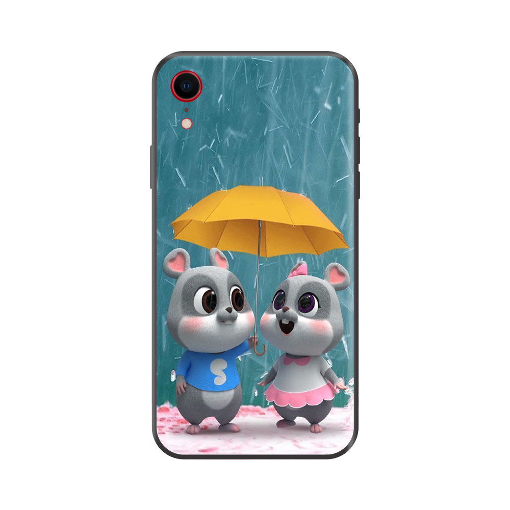 Ốp lưng TPU viền dẻo cho điện thoại IPHONE XR Hình Chuột Tết 2020 Mẫu 14