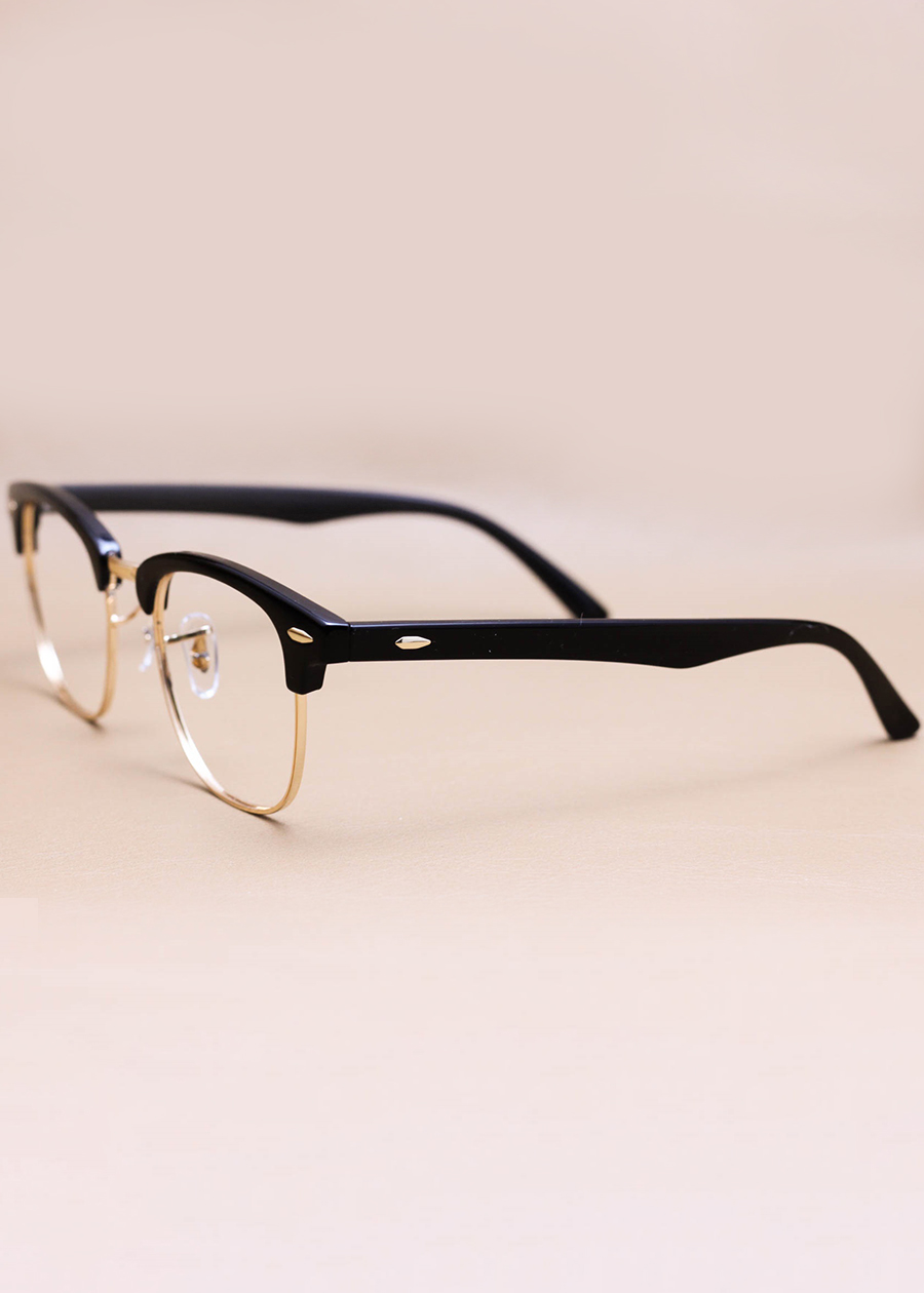 Kính gọng nửa viền Clubmaster unisex cao cấp