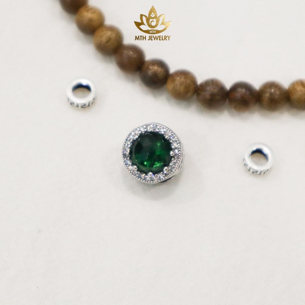 Vòng Tay Trầm Hương Tự Nhiên 108 Hạt MIX Charm Bạc S925