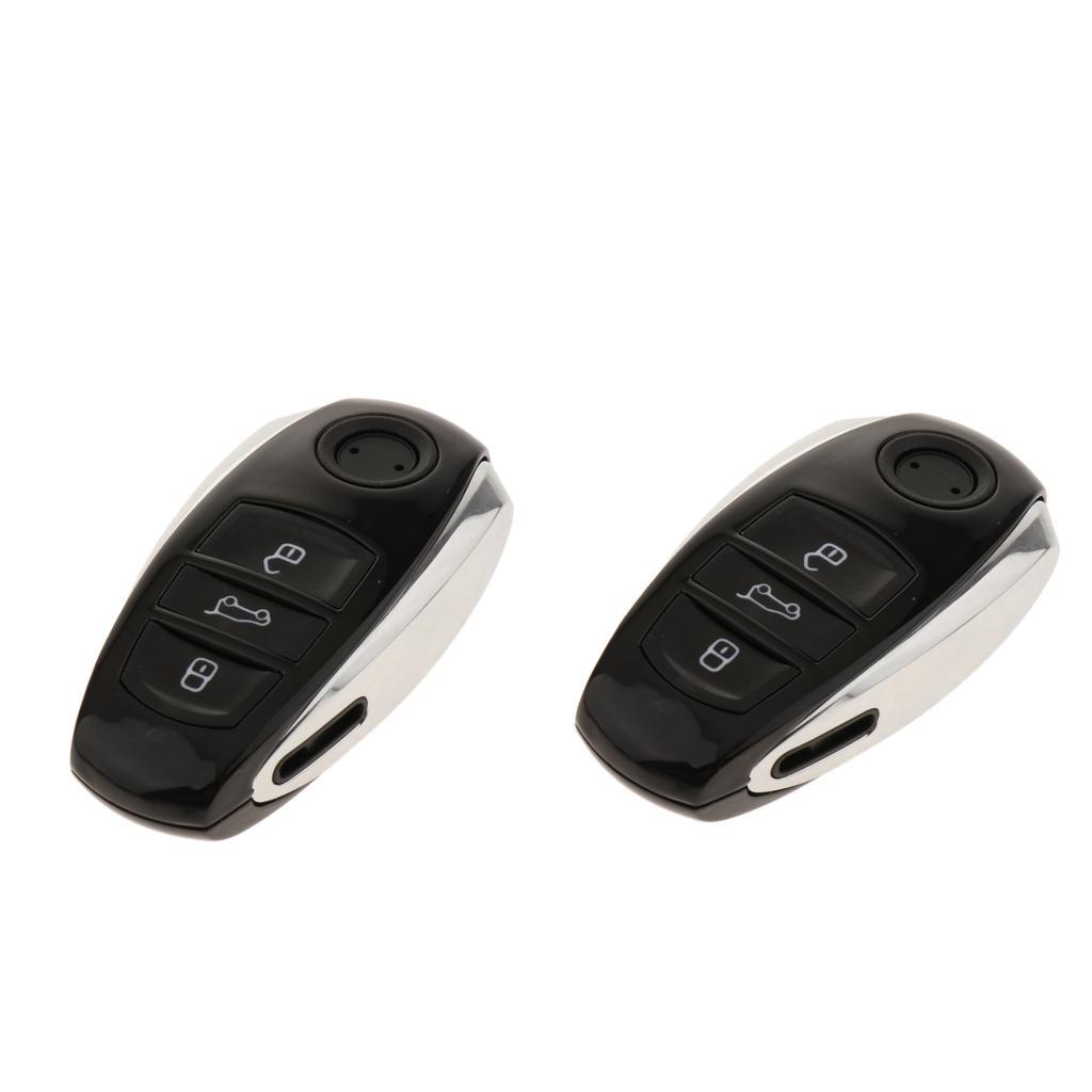 2x 3 Buttons Key Fob Remote Cover Protector Shell Case Cover For Touareg