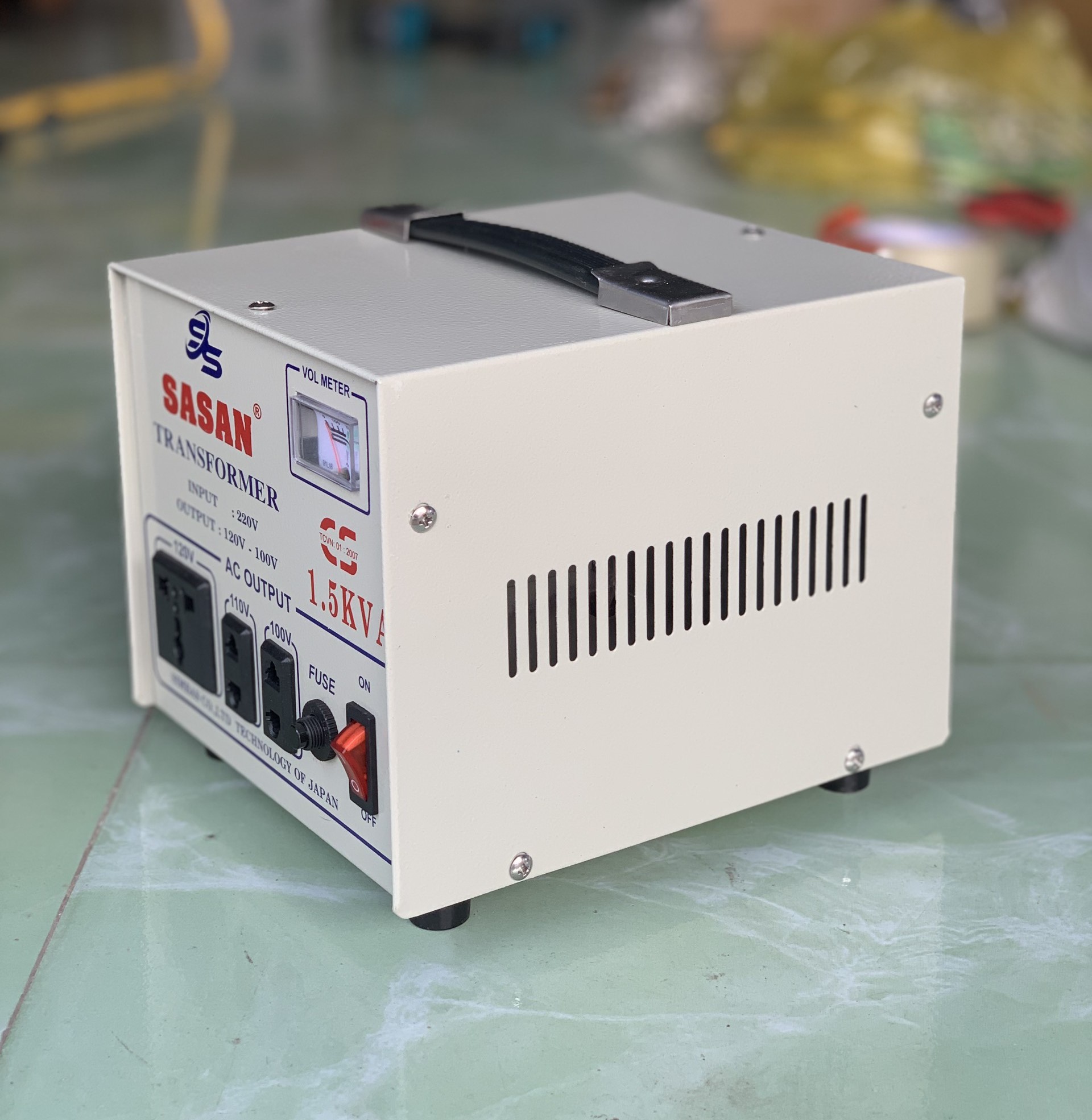 Biến áp, biến thế bộ đổi nguồn 1-1.5-2-3KVA 220v sang 110v - 100v dùng cho máy nội địa