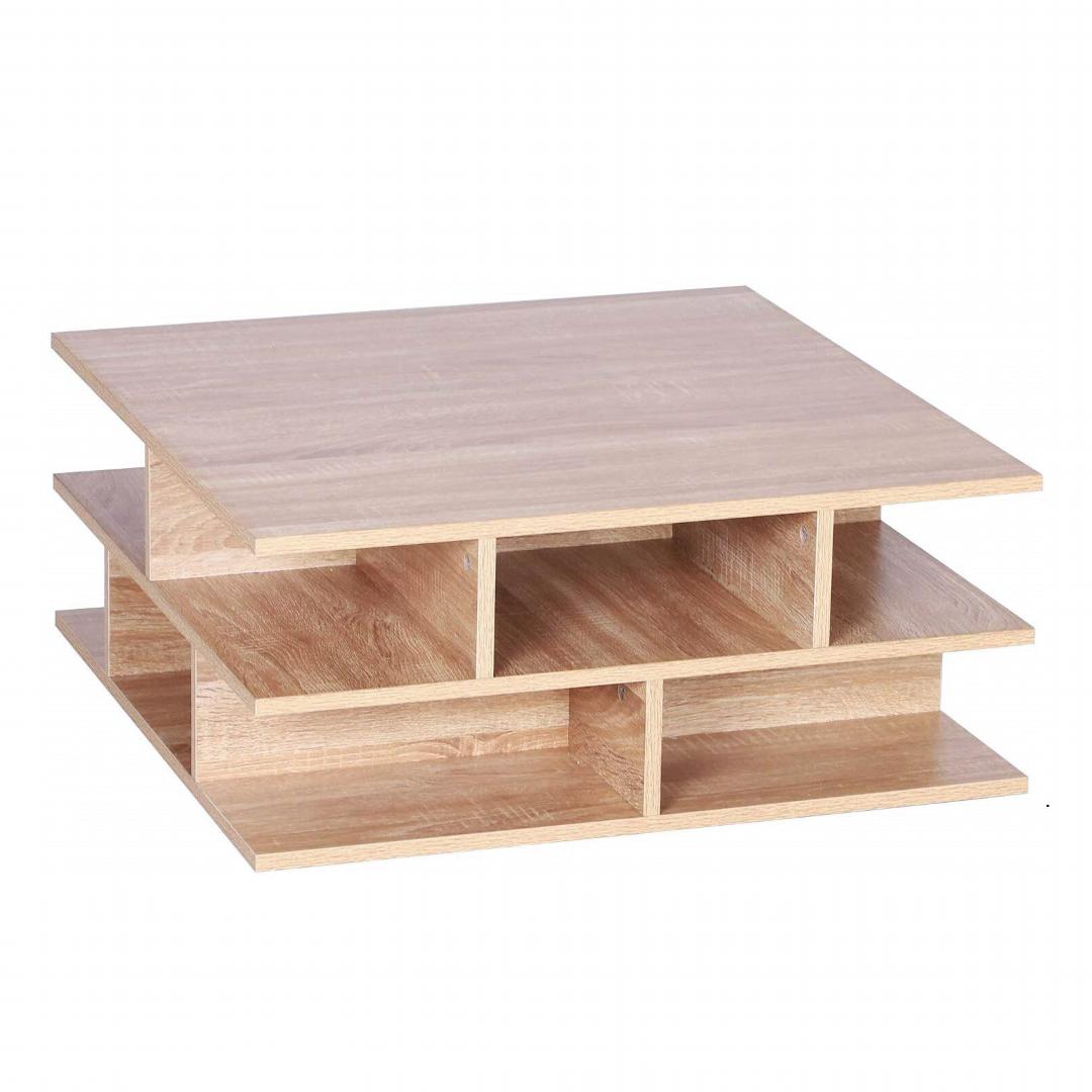 Bàn trà gỗ hiện đại SMLIFE Camila | Gỗ MDF dày 17mm chống ẩm | D70xR70xC30cm