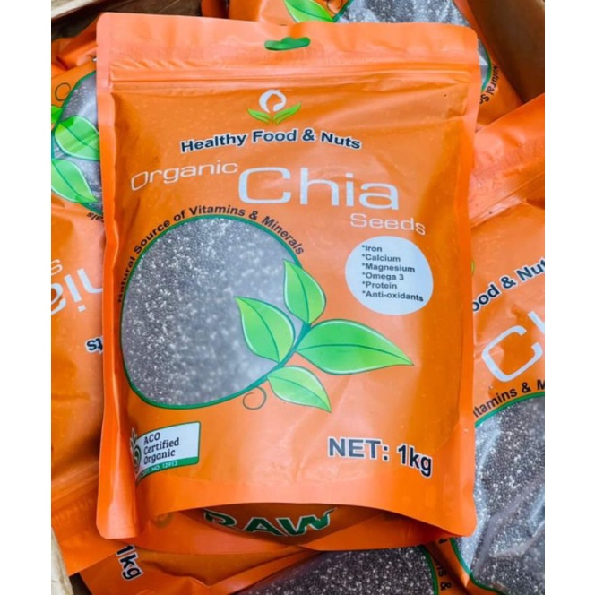 Hat Chia Úc Organic Chia Seed Giàu dinh dưỡng mang lại nhiều tác dụng tốt cho sức khỏe - OZ Slim Store