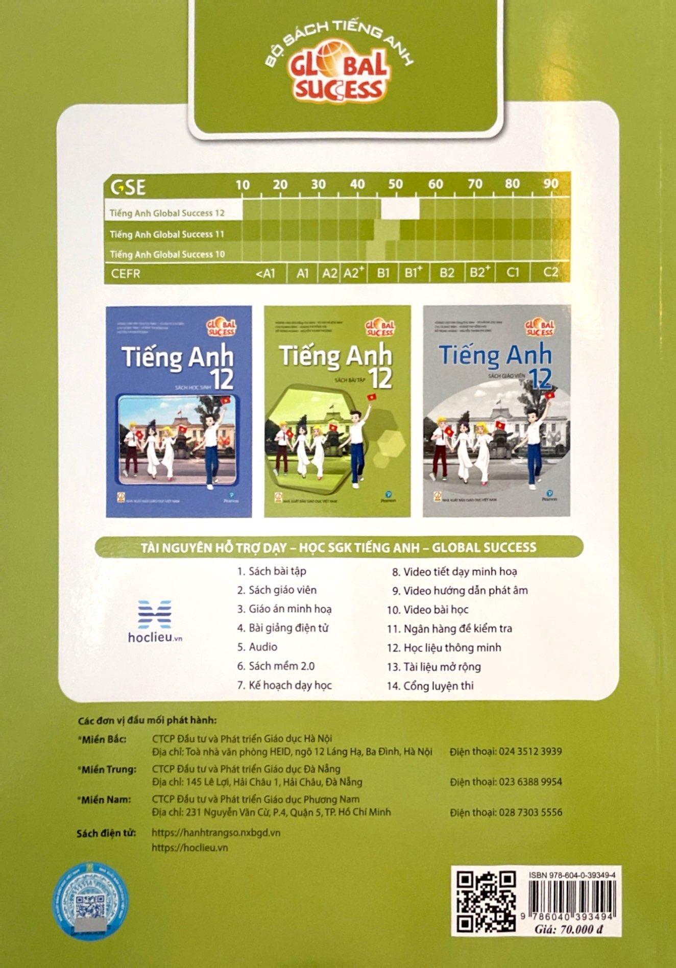 Global Success - Tiếng Anh 12 - Sách Bài Tập (2024)