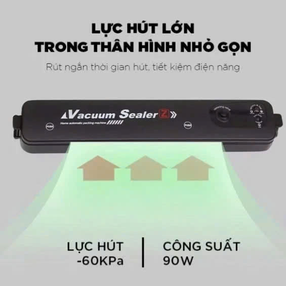 Khuôn giò Máy Hút Chân Không Thực Phẩm Vacuum Sealer – Hút Khí Triệt Để, Bảo Quản Thức Ăn Lâu Dài!