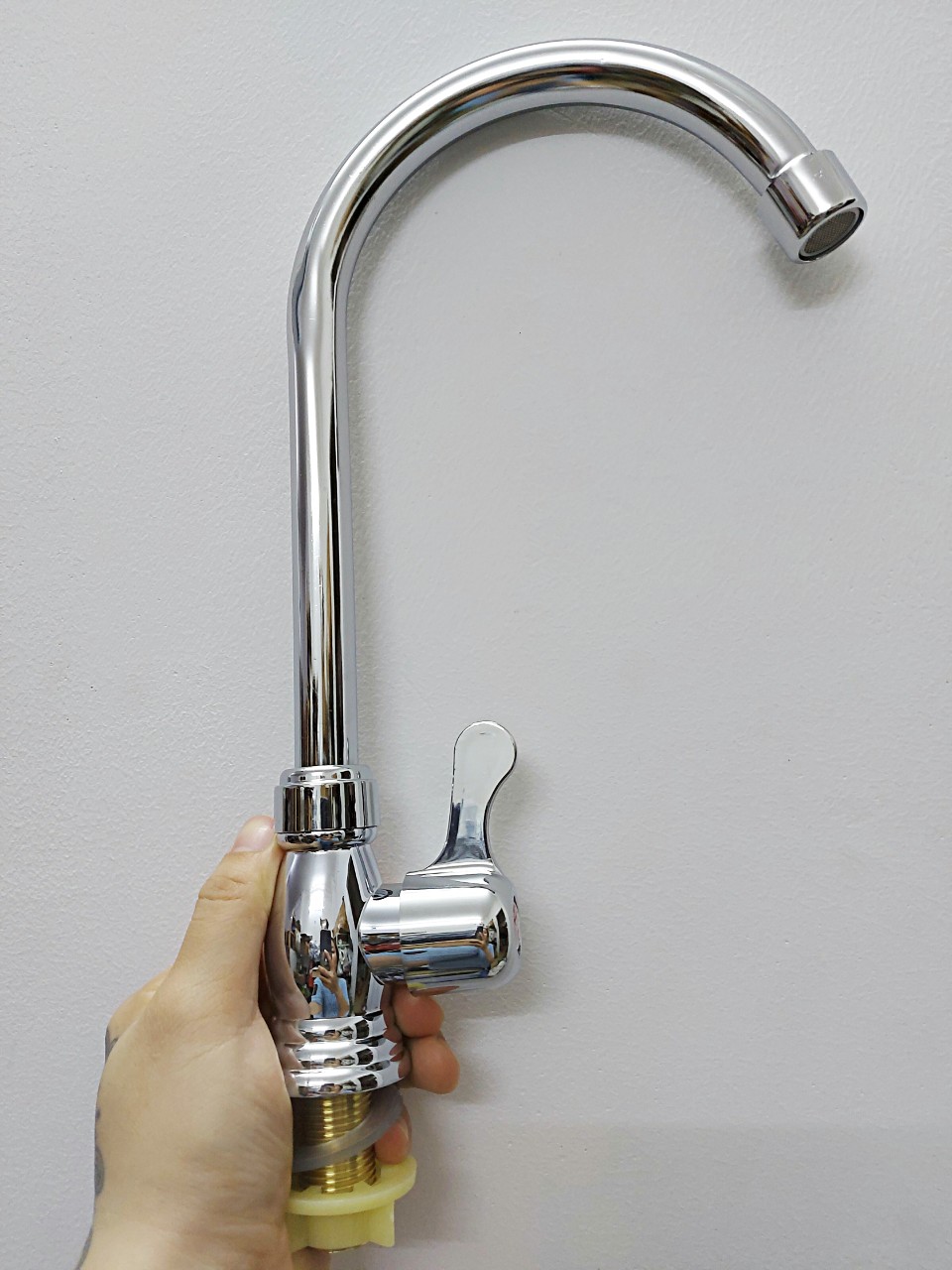 CHẬU RỬA CHÉN INOX CAO CẤP CÓ CHÂN + VÒI RỬA