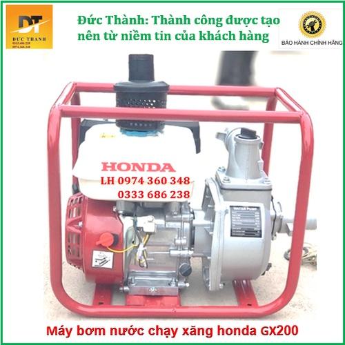 Máy bơm khung honda gx200