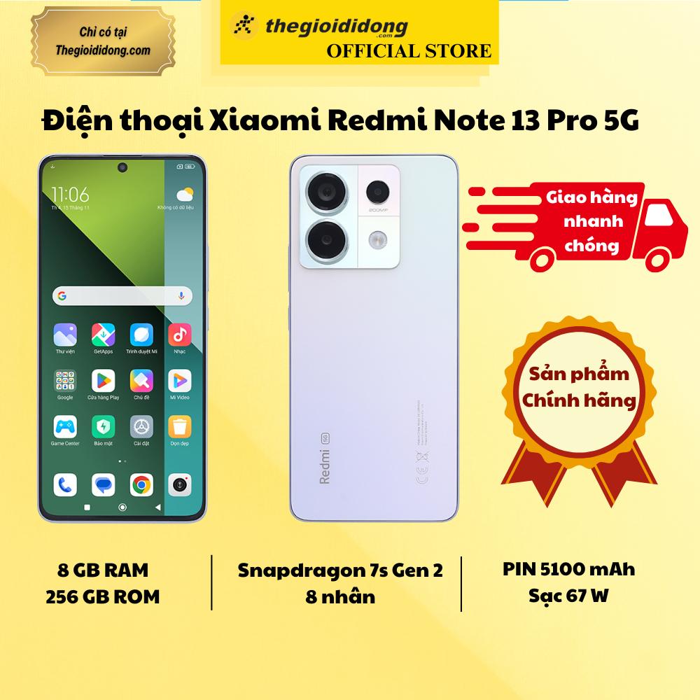 Điện thoại Xiaomi Redmi Note 13 Pro 5G - Hàng Chính Hãng