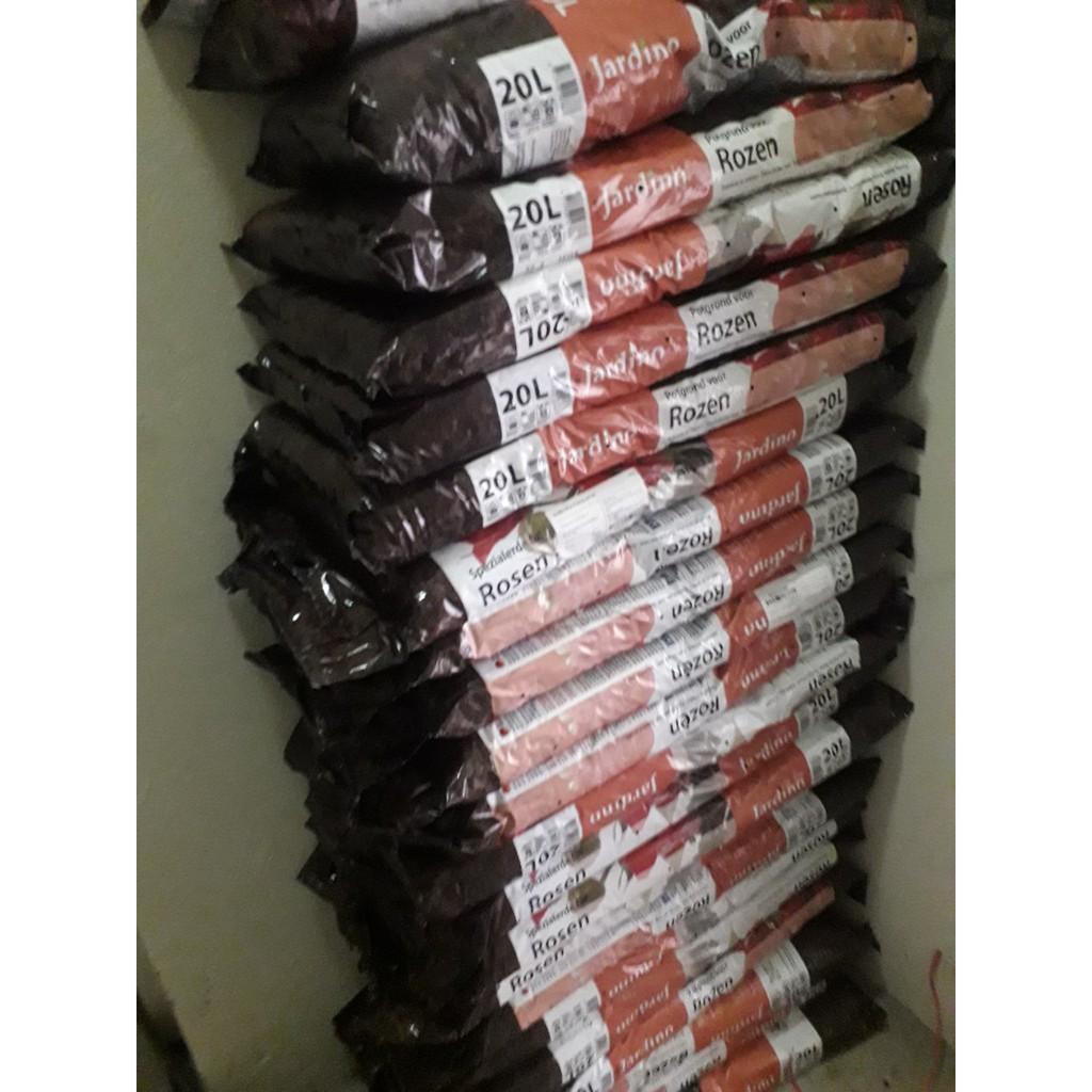5 bao Đất trồng hoa hồng Jardino Rose nhập khẩu Hà Lan 20L