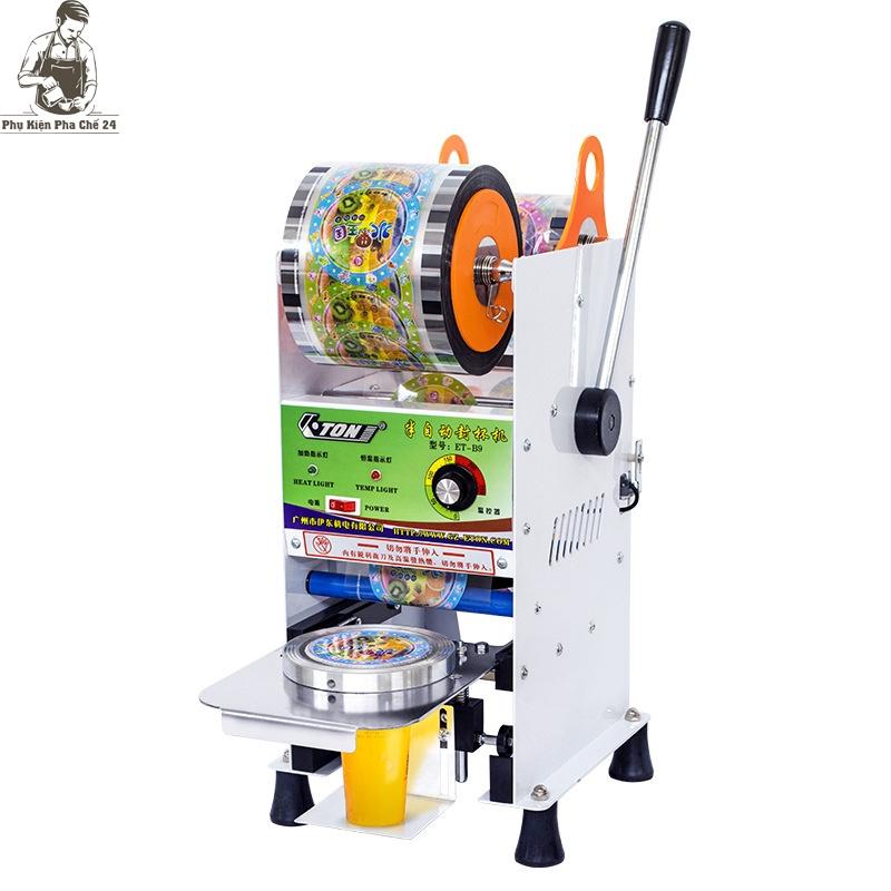 Máy Dập Nắp Cốc Bán Tự Động Eton – B9 Tự Động Quay