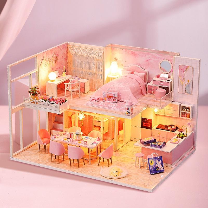 Nhà mô hình tự lắp ráp - Ngôi nhà ngọt ngào Sweet Story L036A