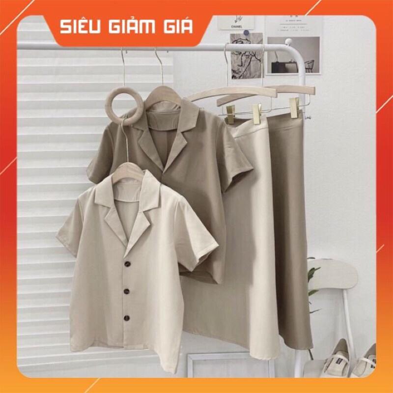 Set Áo Vest Chân Váy ️SIÊU ĐẸP️ Chất Tuyết Mịn Chân Váy Xoè Chuẩn