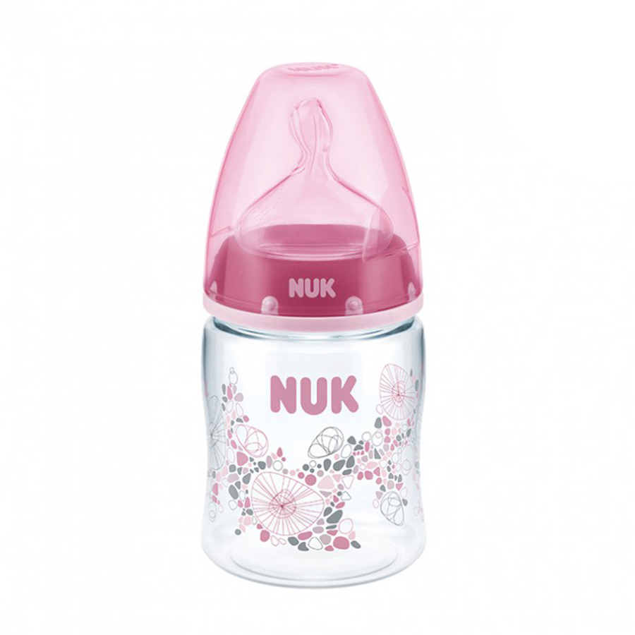 Bình Sữa NUK Nhựa PA (150ml) Núm Ti Silicone S1 (Size M) NU21475