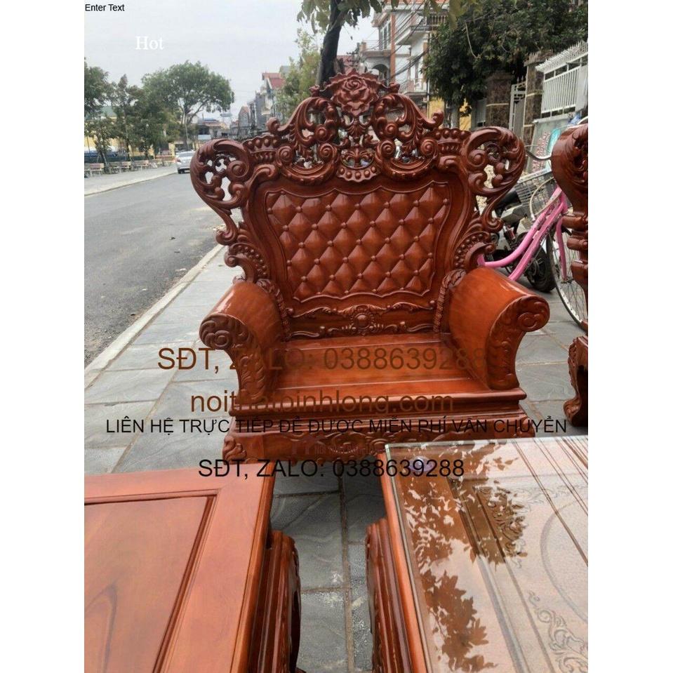 Bộ bàn ghế mẫu hoàng gia  - Đồ Gỗ Bình Long 0388639288