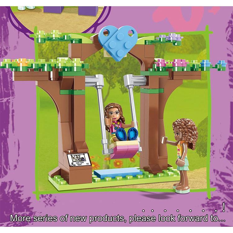 Đồ chơi lắp ráp kiểu lego Friends House Ngôi nhà tình bạn lego bé gái Model 3012 ( có sẵn với 868 chi tiết )