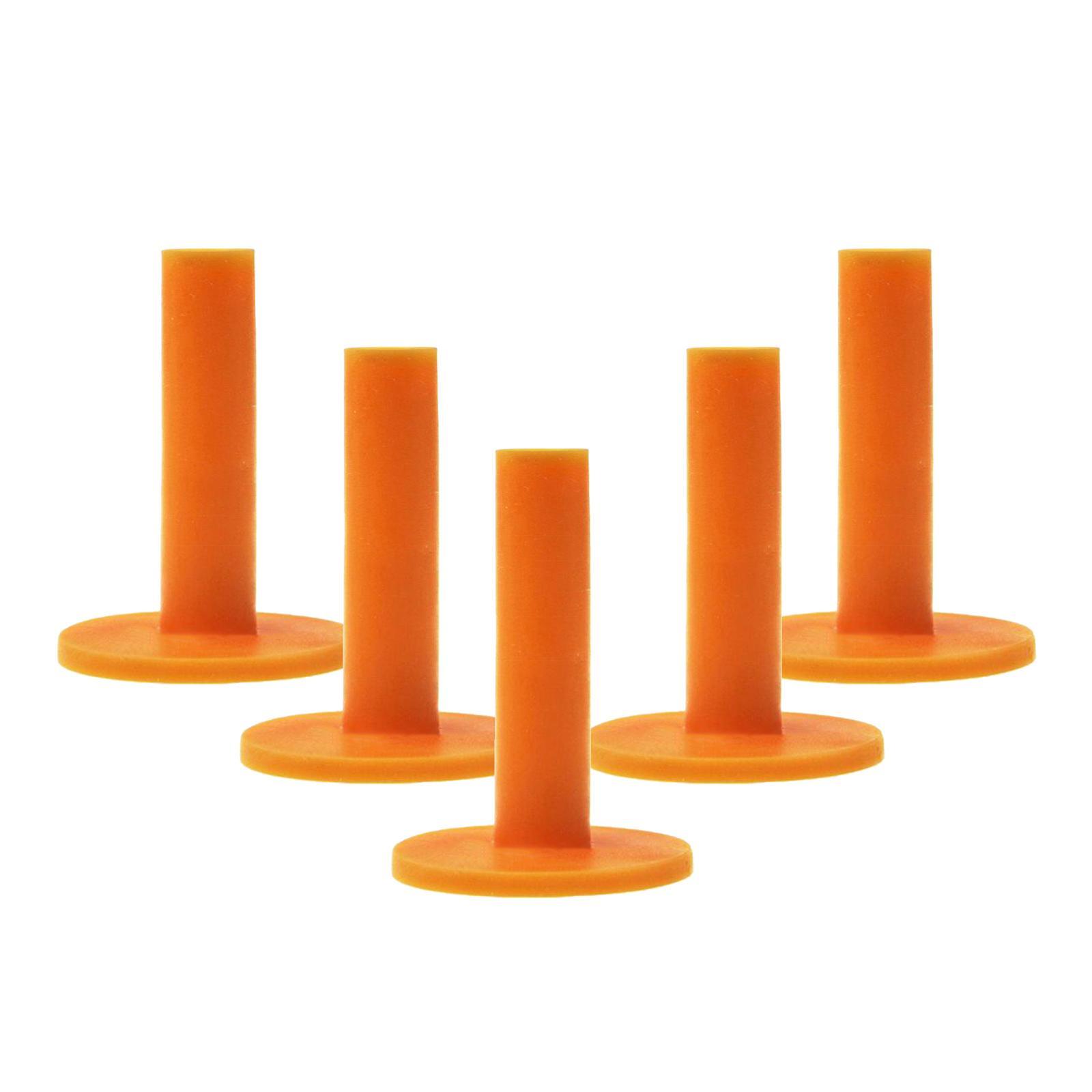 2-15pack 5pcs Rubber Driving Golf Tees Holder Rubber Driving Range Practice