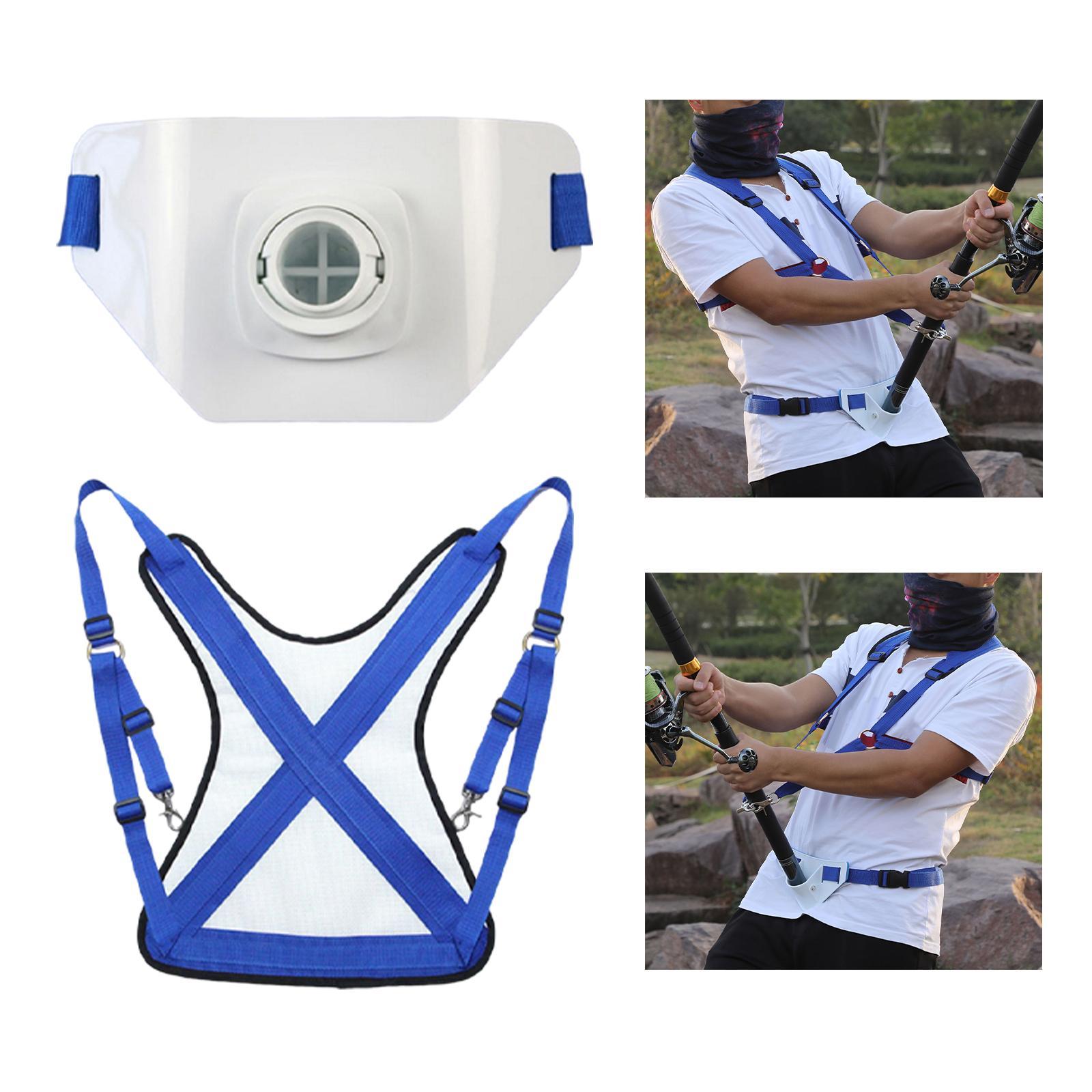 Rod Holder Waist Belt Shoulder Back Harness Gimbal Fishing Vest for Fishing
