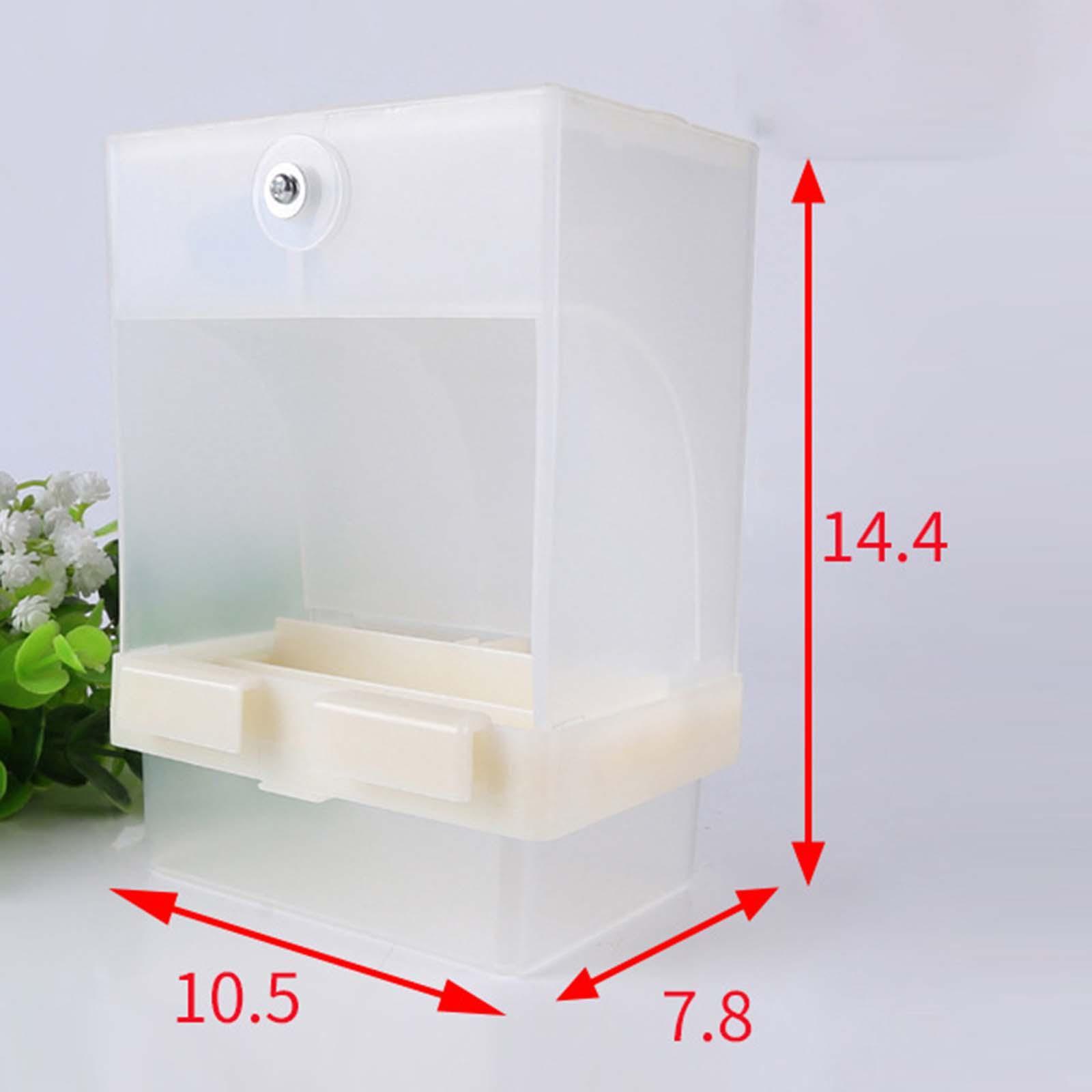Automatic Bird Feeder Parrot Seed Feeder Pet Feeder for Parakeet Lovebirds