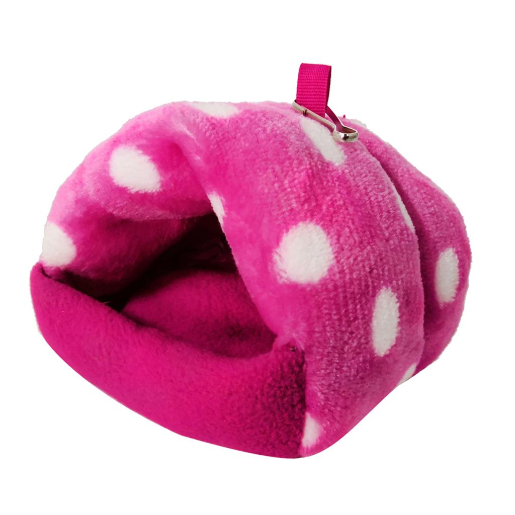 Hamster Plush Hammock Hanging Swing Bed Cave Pink