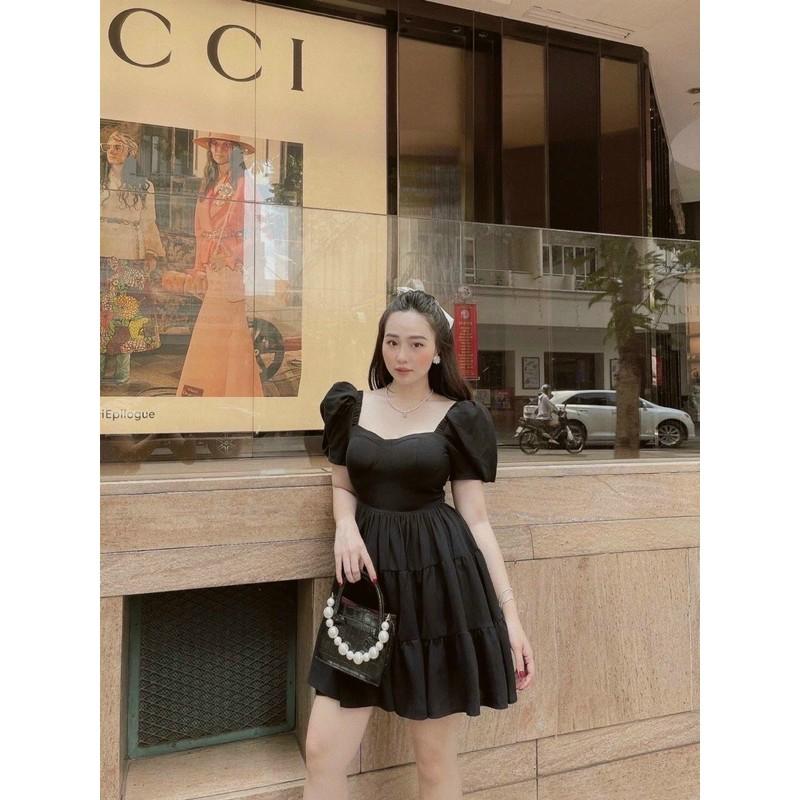 Đầm cúp ngực babydoll rã tùng