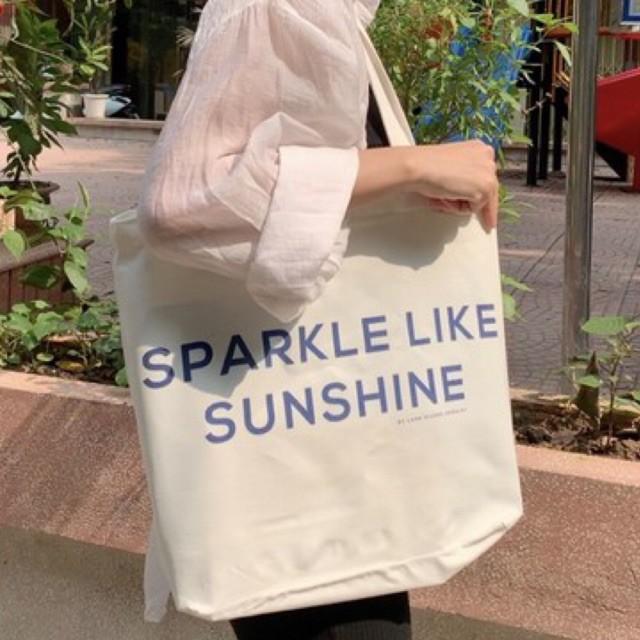 TÚI VẢI SPARKLE LIKE SUNSHINE LANN