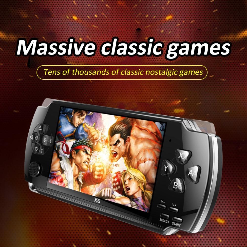 Máy Chơi game X6 PSP Gamapad Mp4 Hỗ Trợ PC