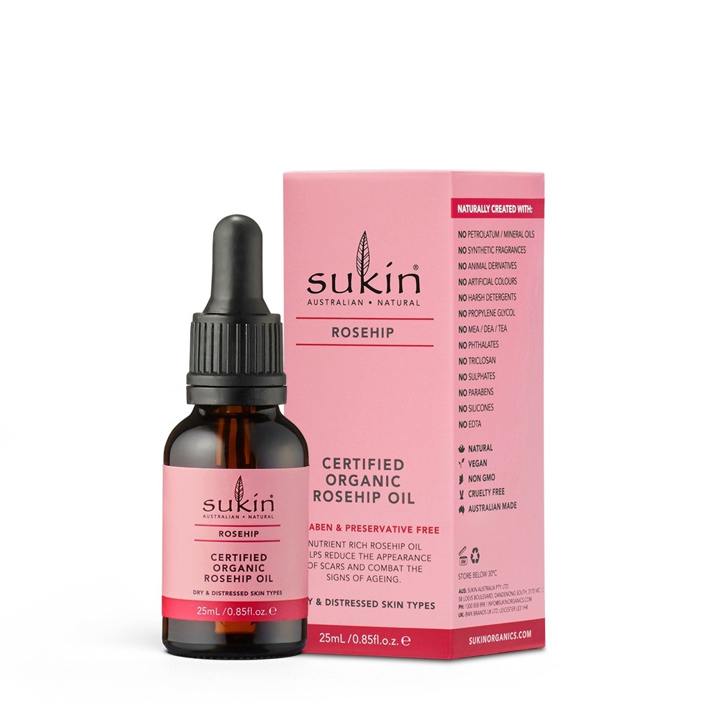 Tinh dầu tầm xuân Sukin Certified Organic Rosehip Oil 25ml