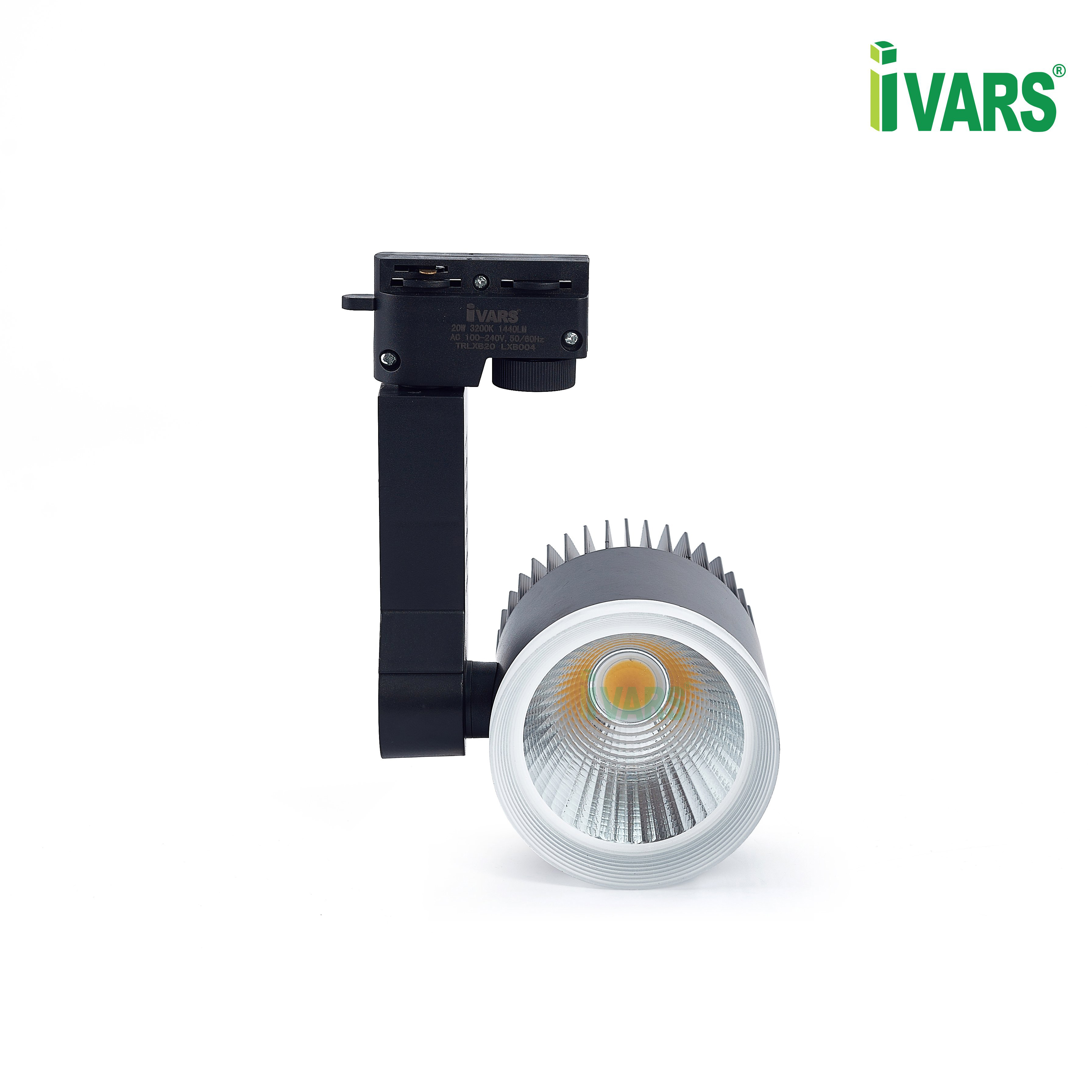 Đèn LED COB rọi chiếu điểm IVARS - công suất 20W - Thân Đen